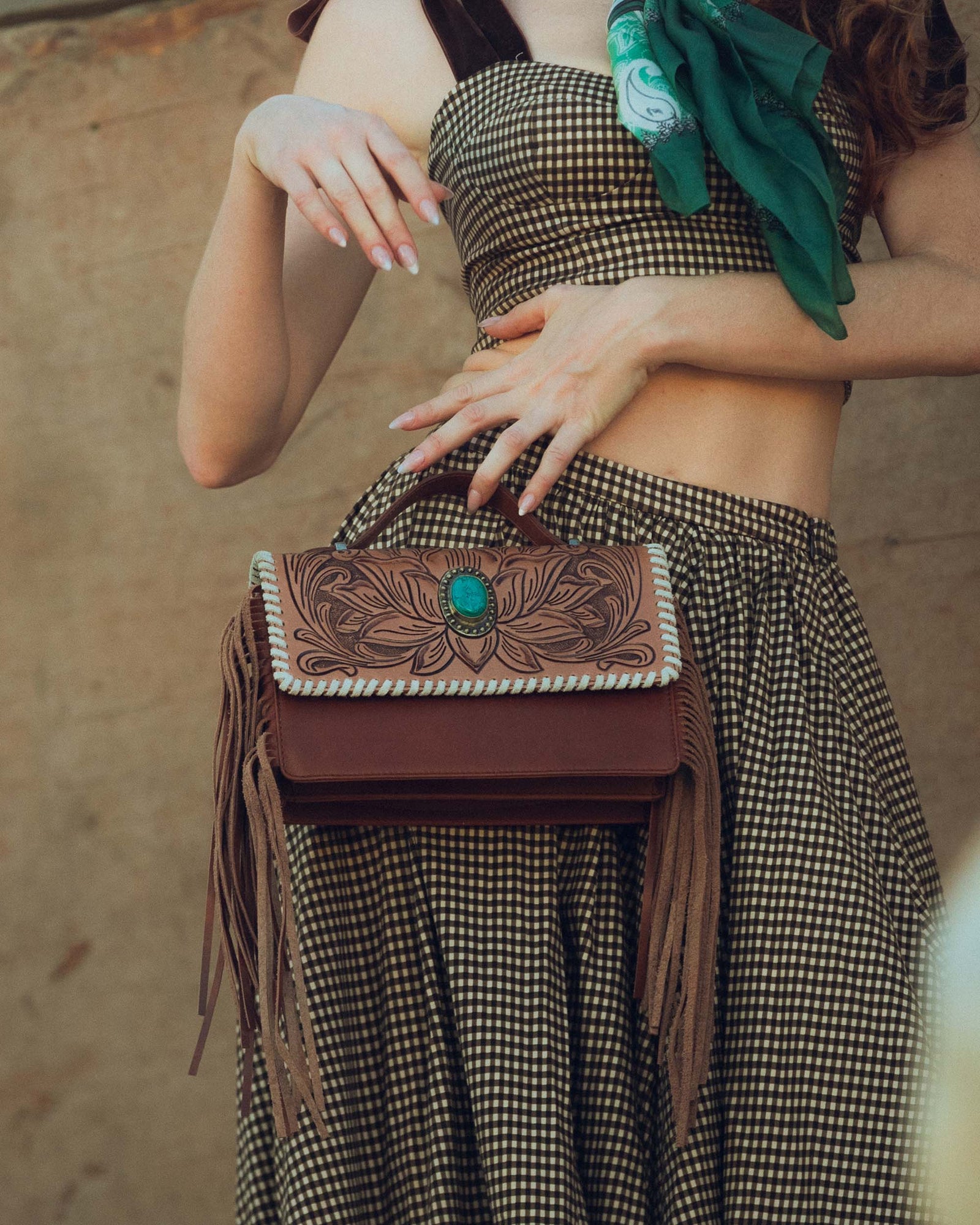 Saddle Luxe Handbag