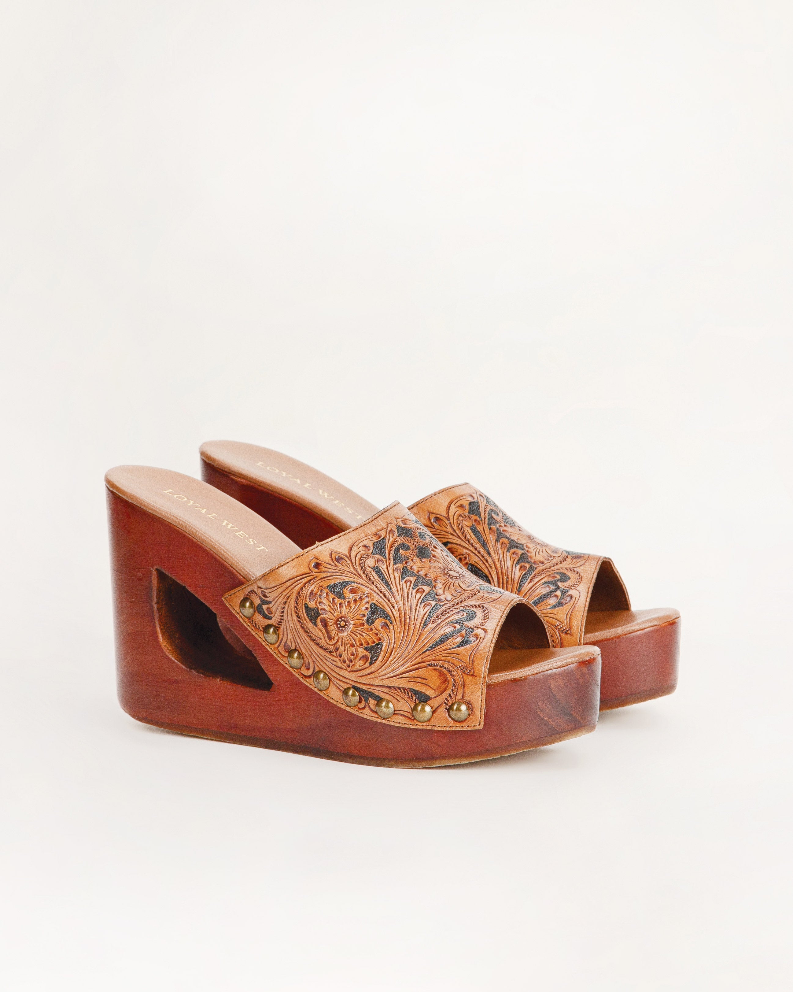 Loyal West Desert Wanderer Sandals - Dark Brown