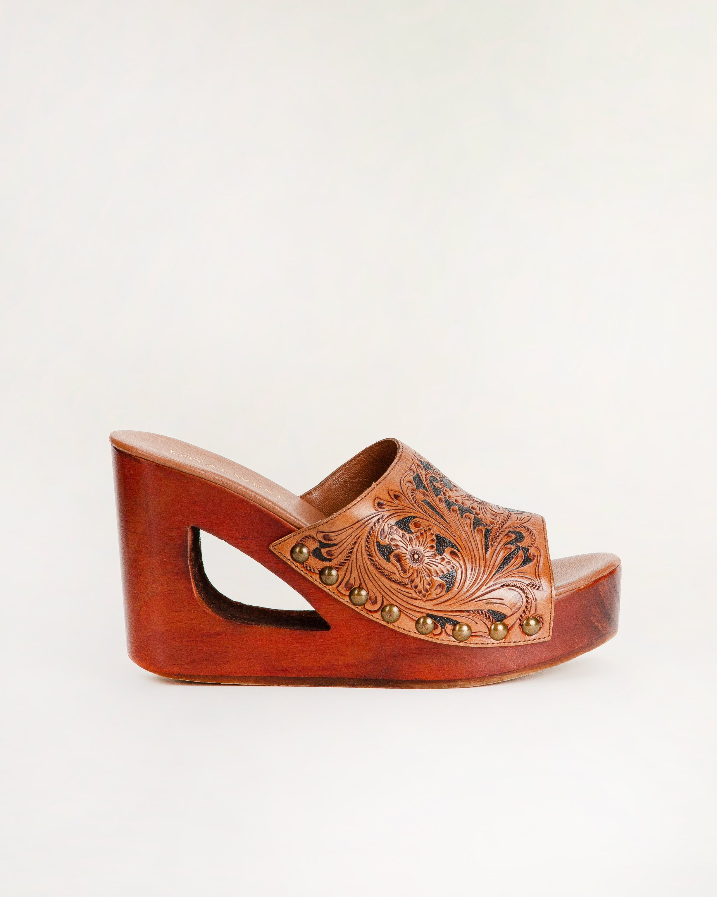 Loyal West Desert Wanderer Sandals - Dark Brown