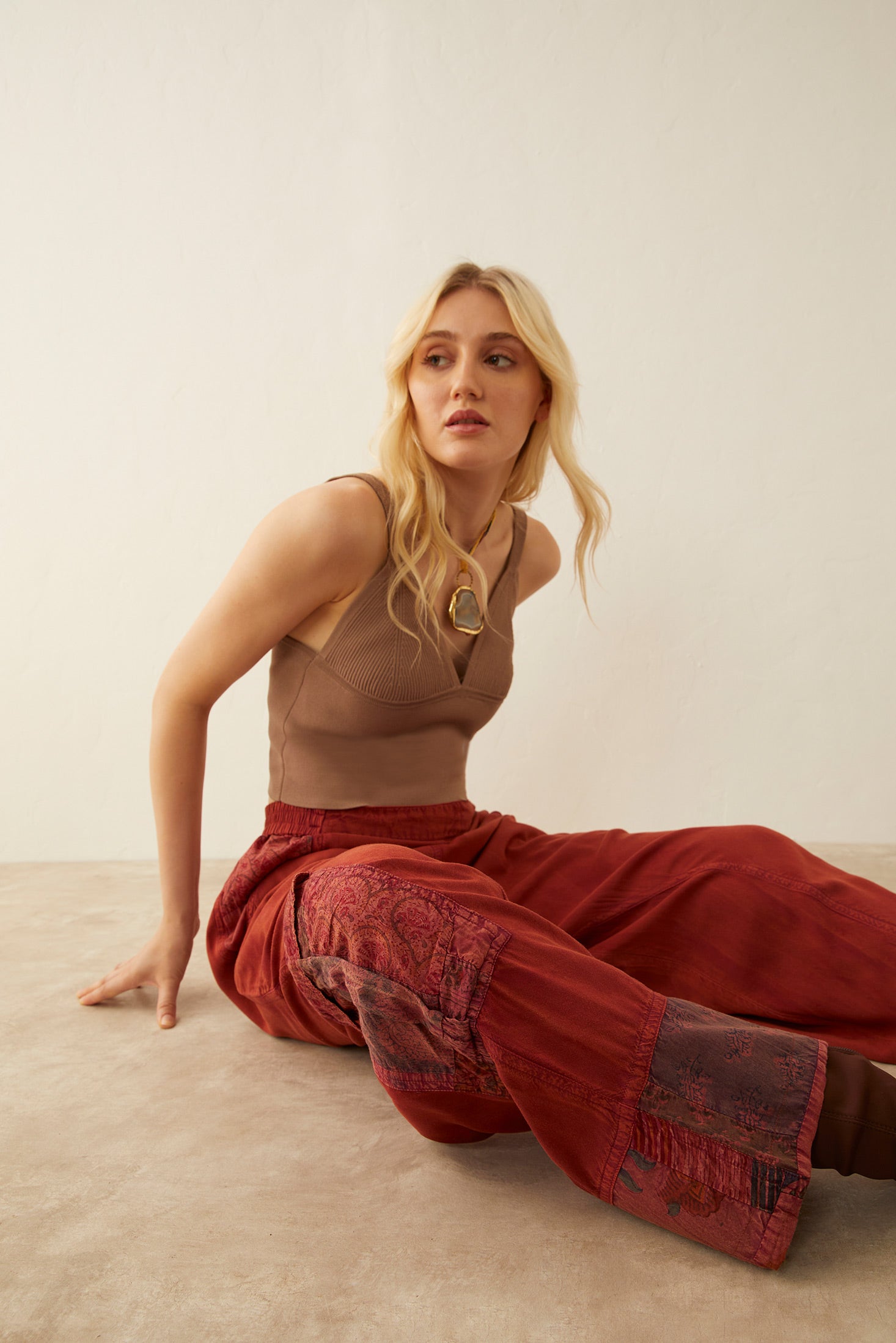 Olivia Daye Patchwork Pants