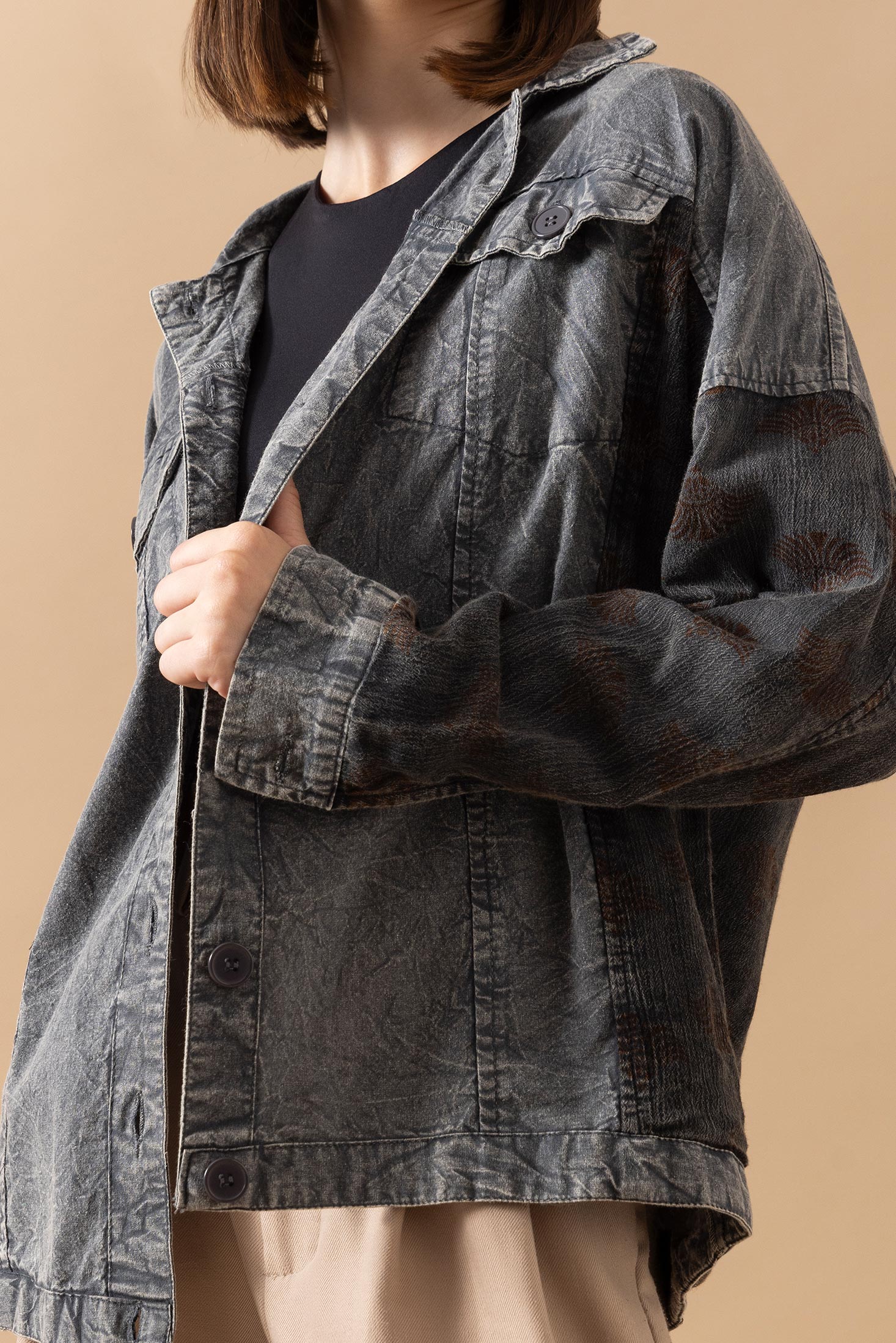 Mylee Collins Patchwork Shacket