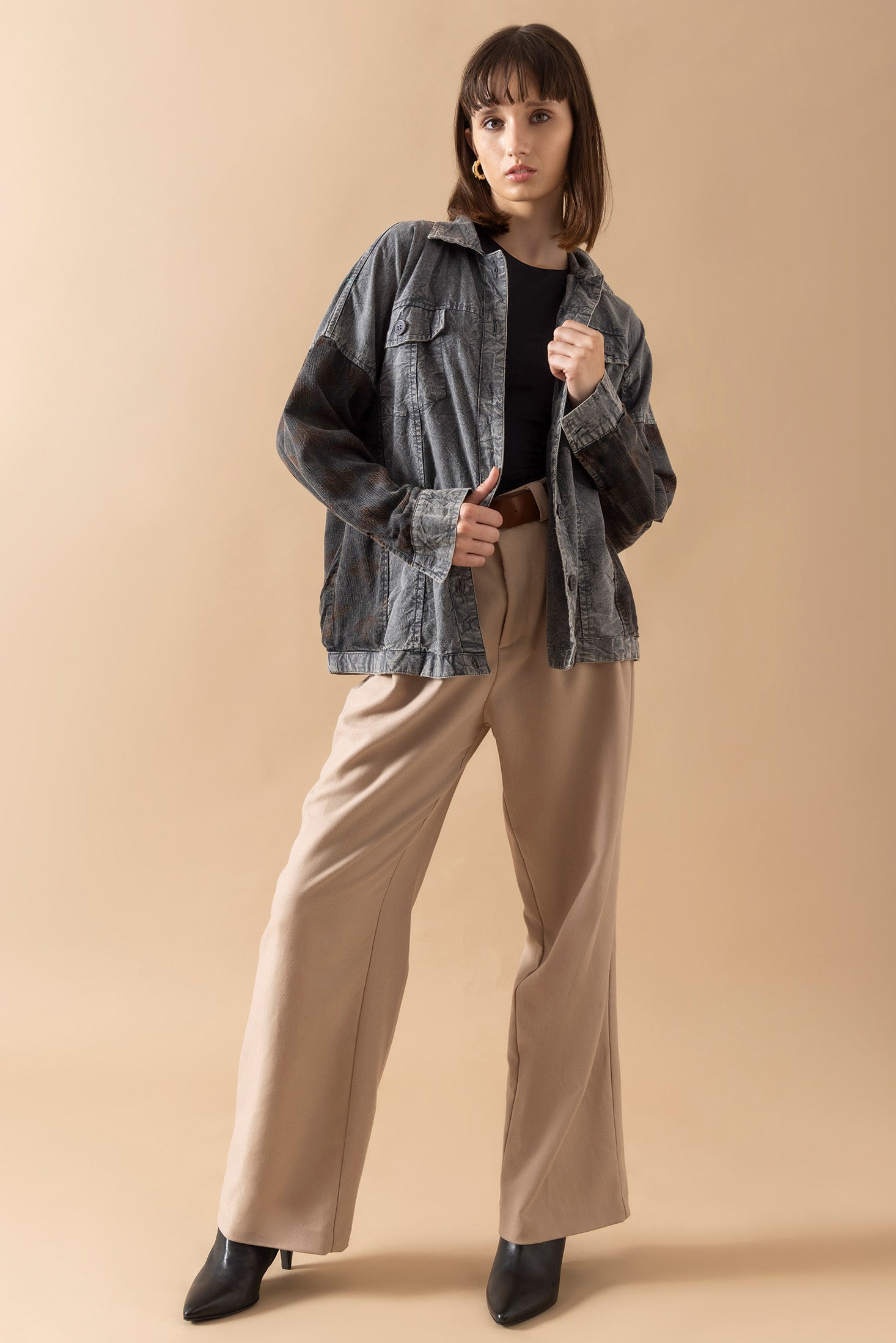 Mylee Collins Patchwork Shacket