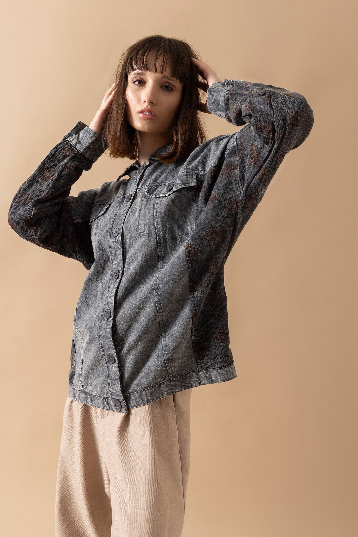 Mylee Collins Patchwork Shacket