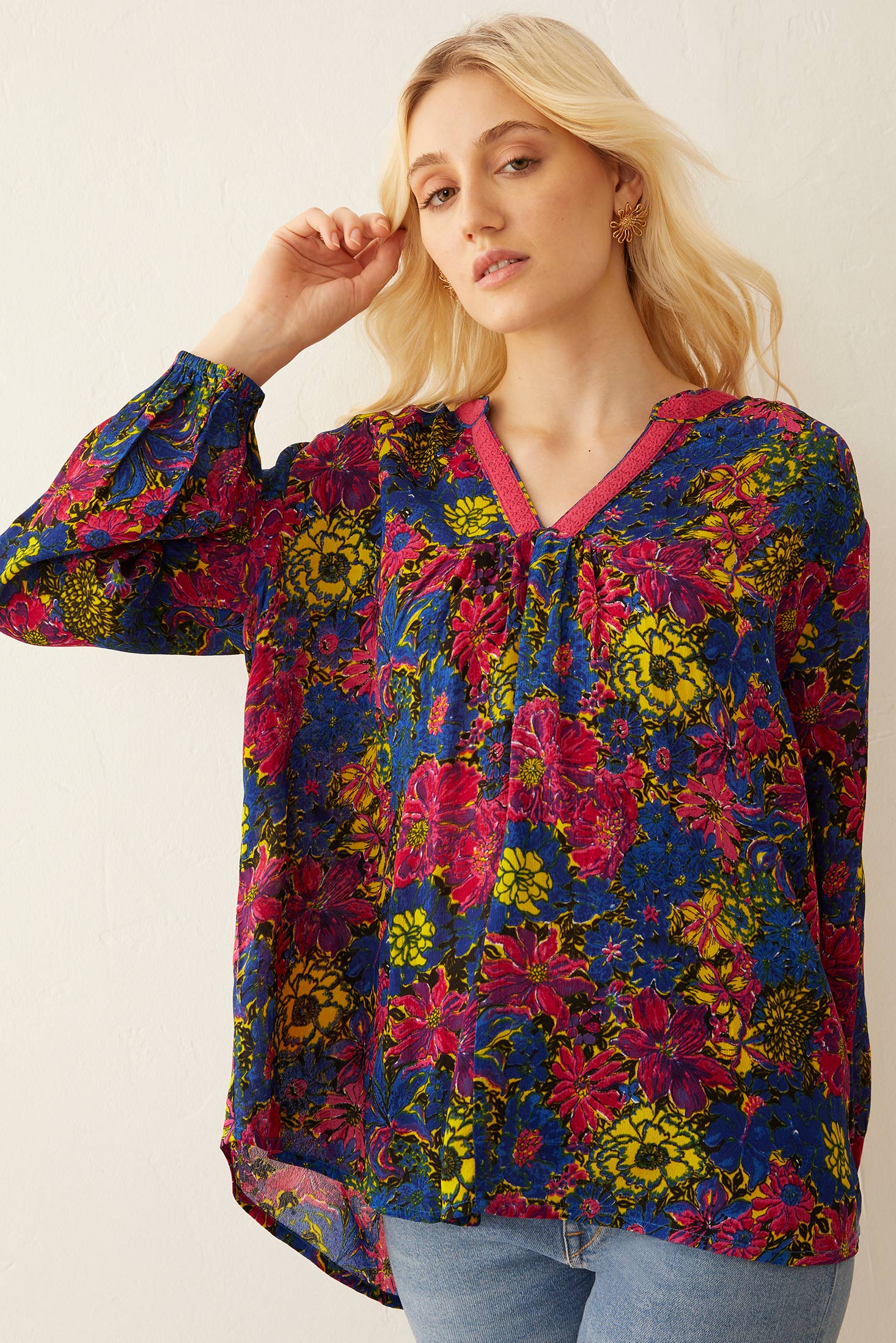 Dubre Ann Floral Top