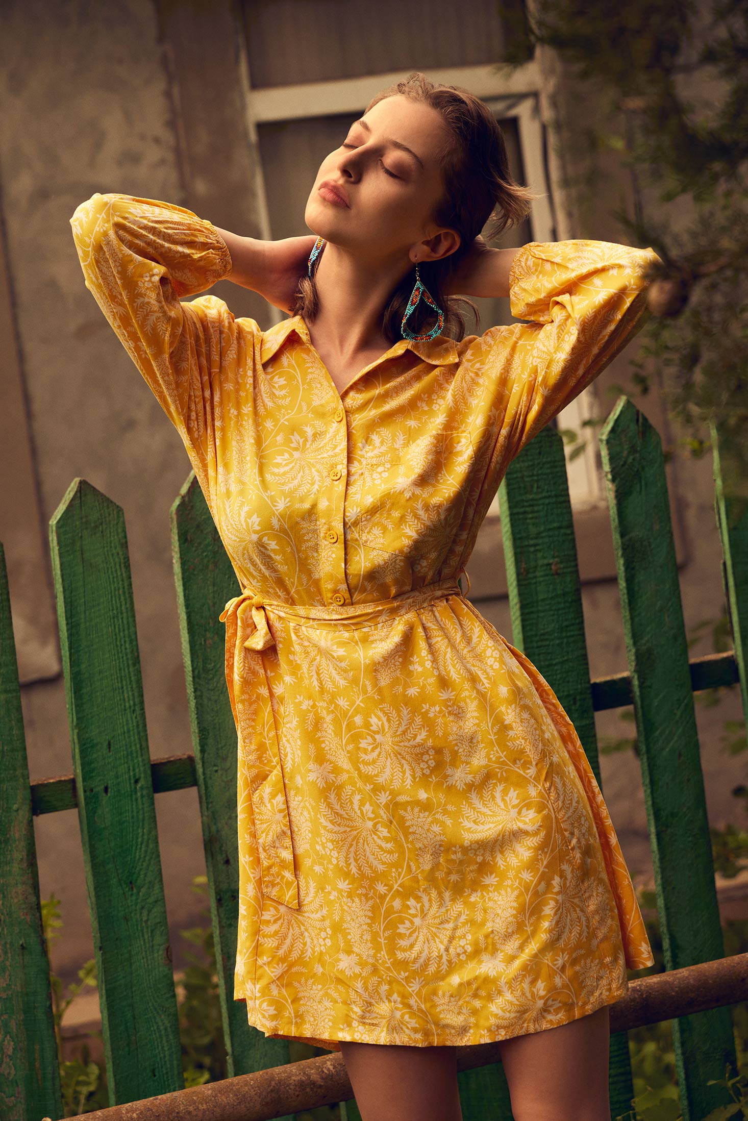 Resplendent Shirt Dress