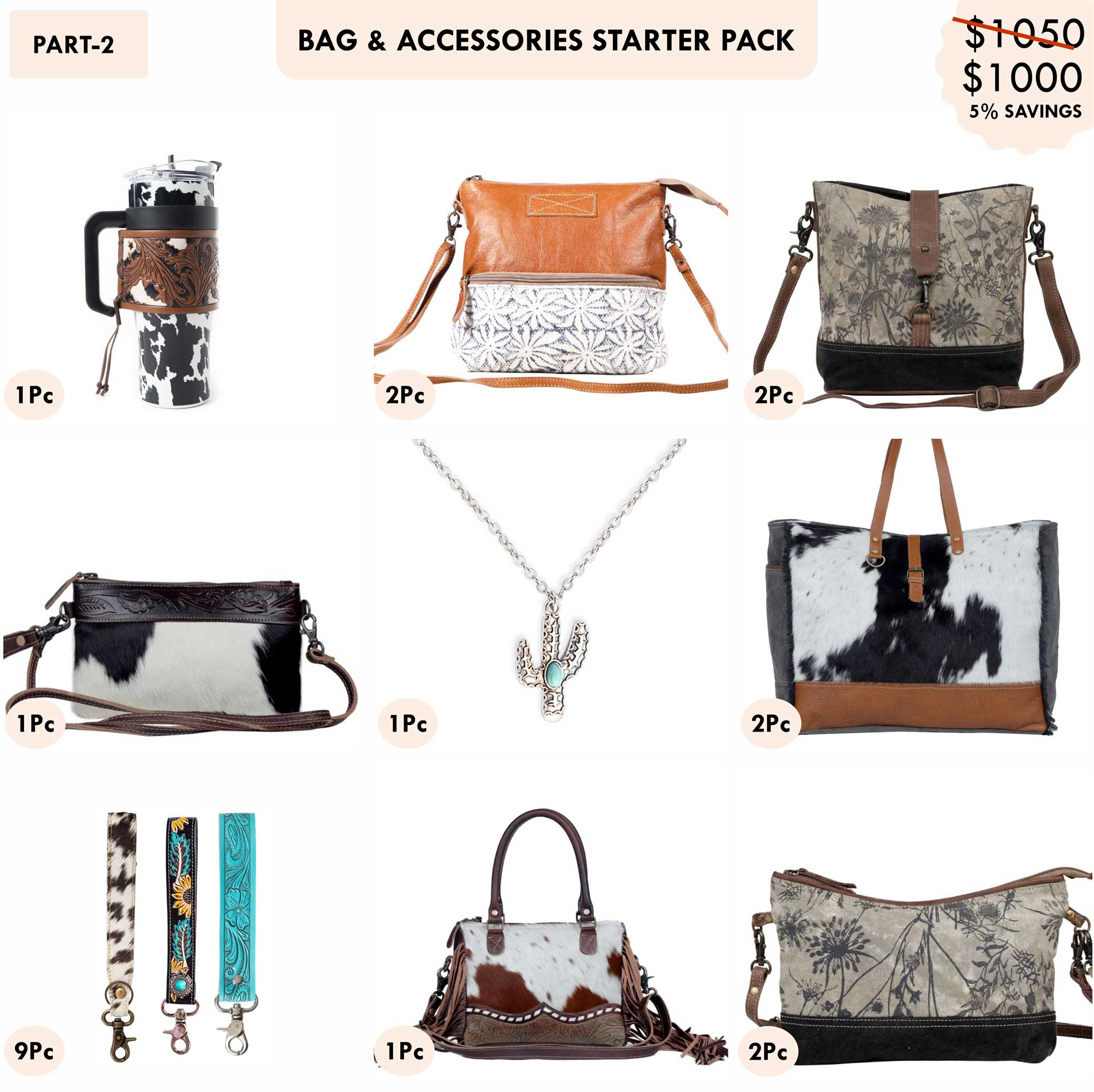 Starter Pack $1000 - Western Bags & Accessories