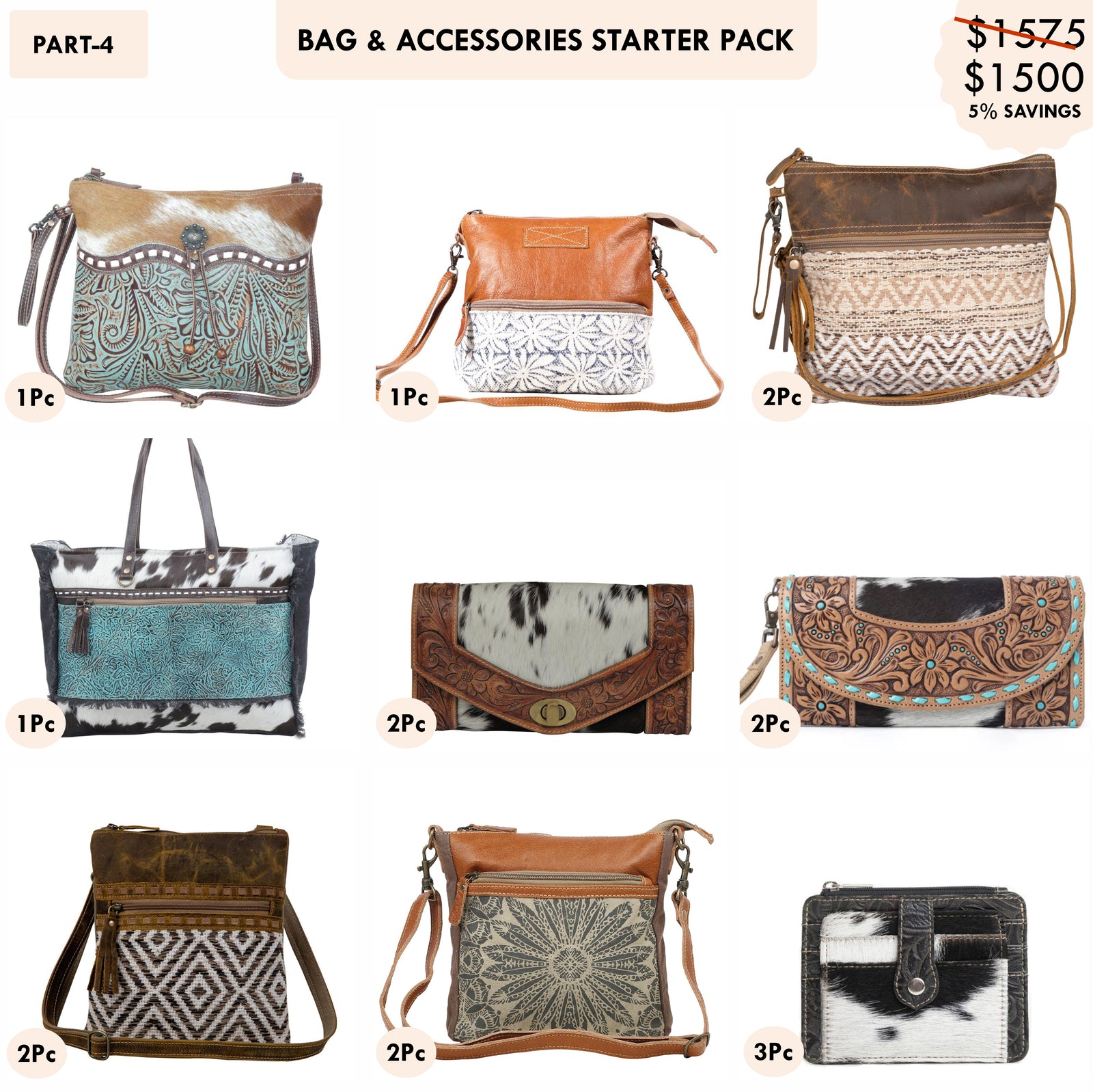 Starter Pack $1500 - Western Bags & Accessories