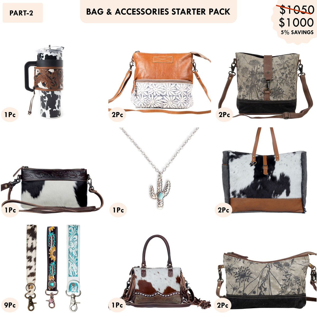 Starter Pack $1000 - Western Bags & Accessories