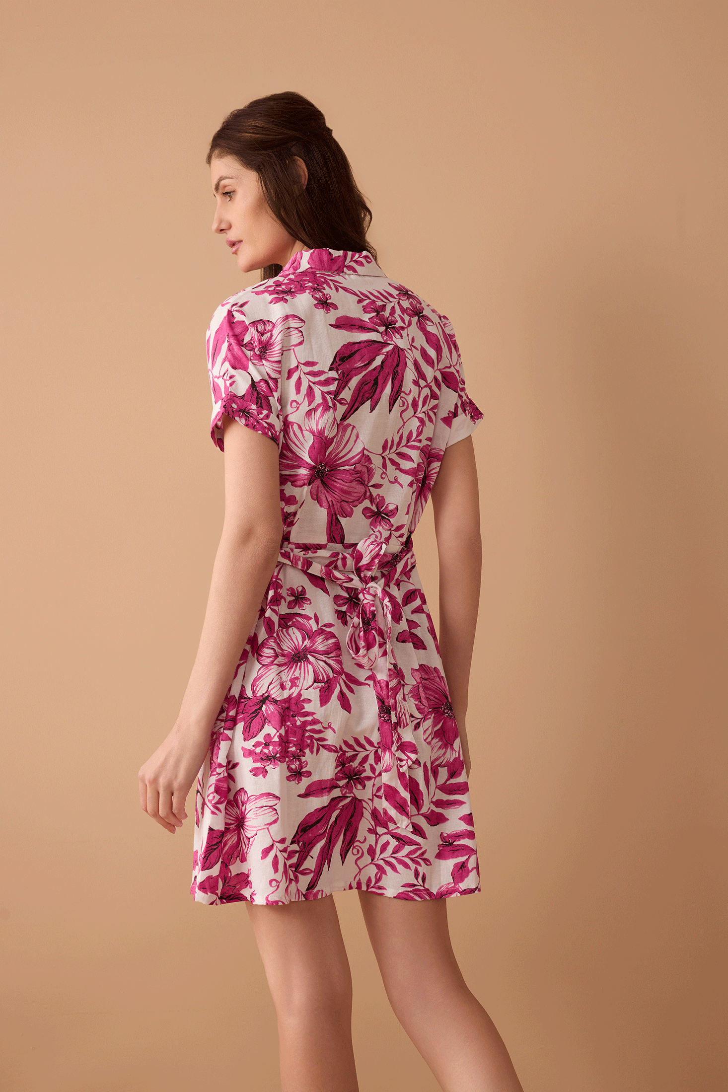 Alyssa's Garden Shirt Dress