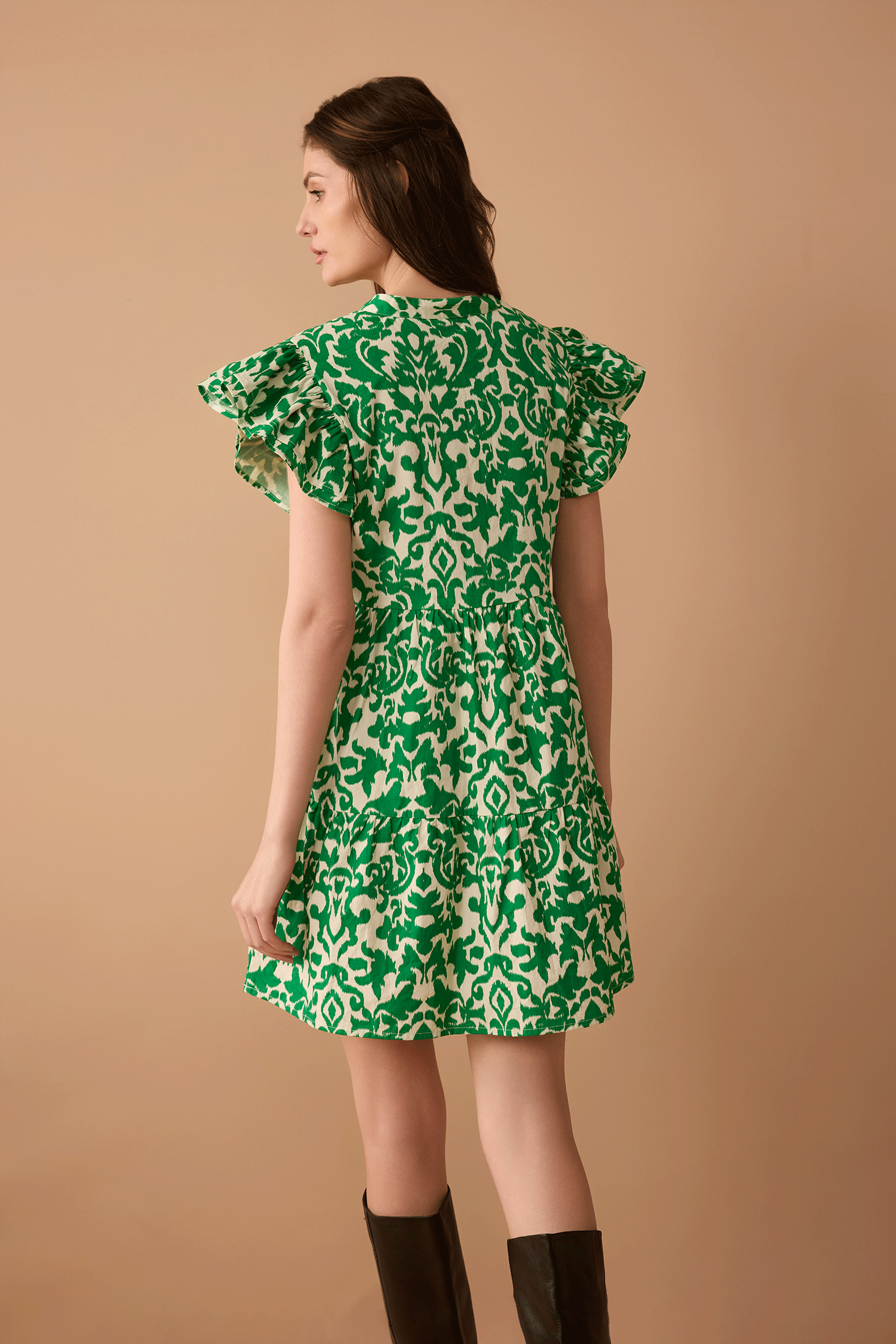 All for Natalie Dress In Green