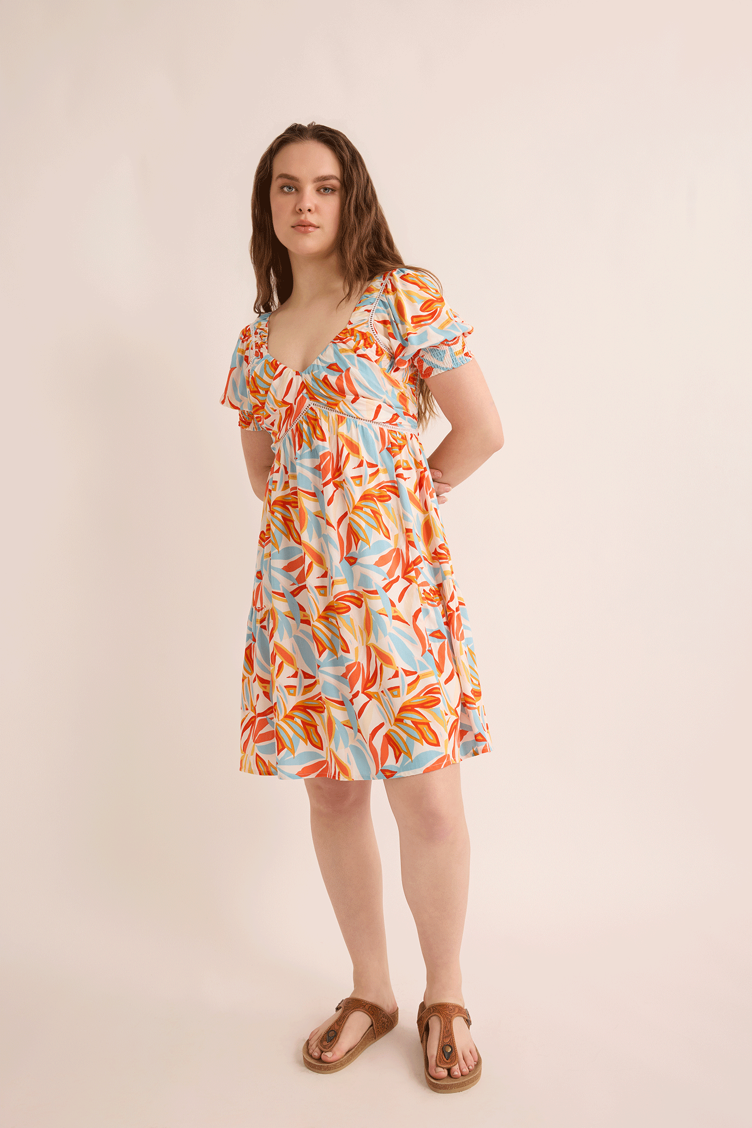 Addison Triple Print Dress