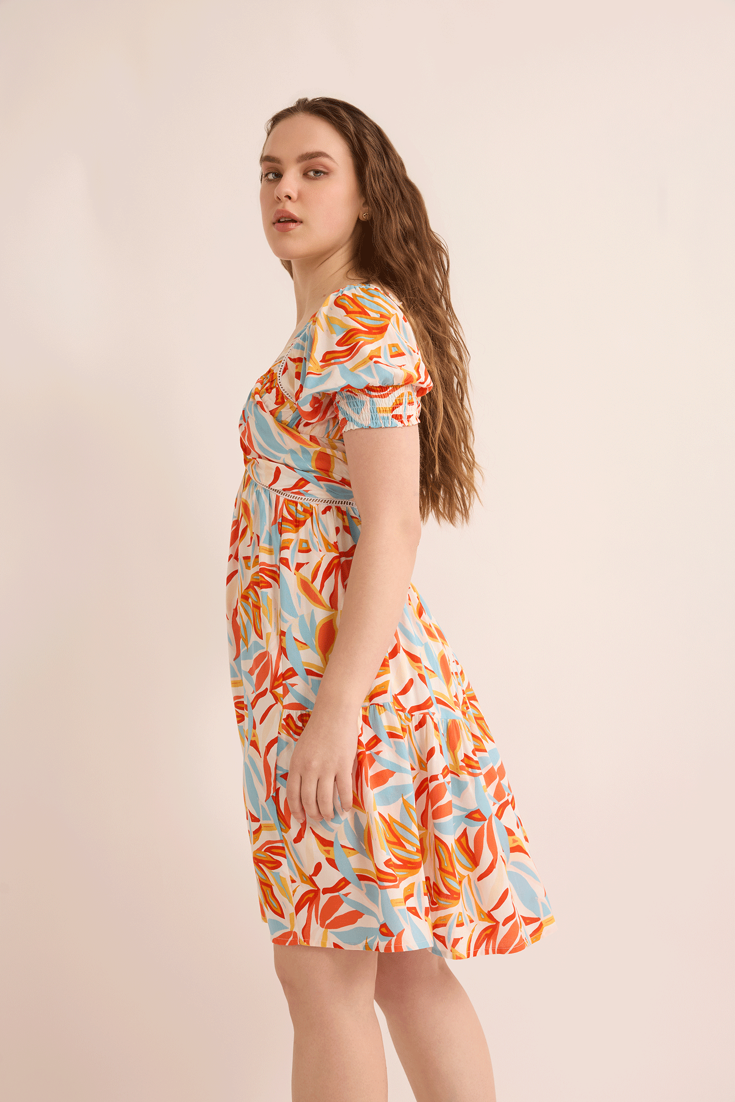 Addison Triple Print Dress