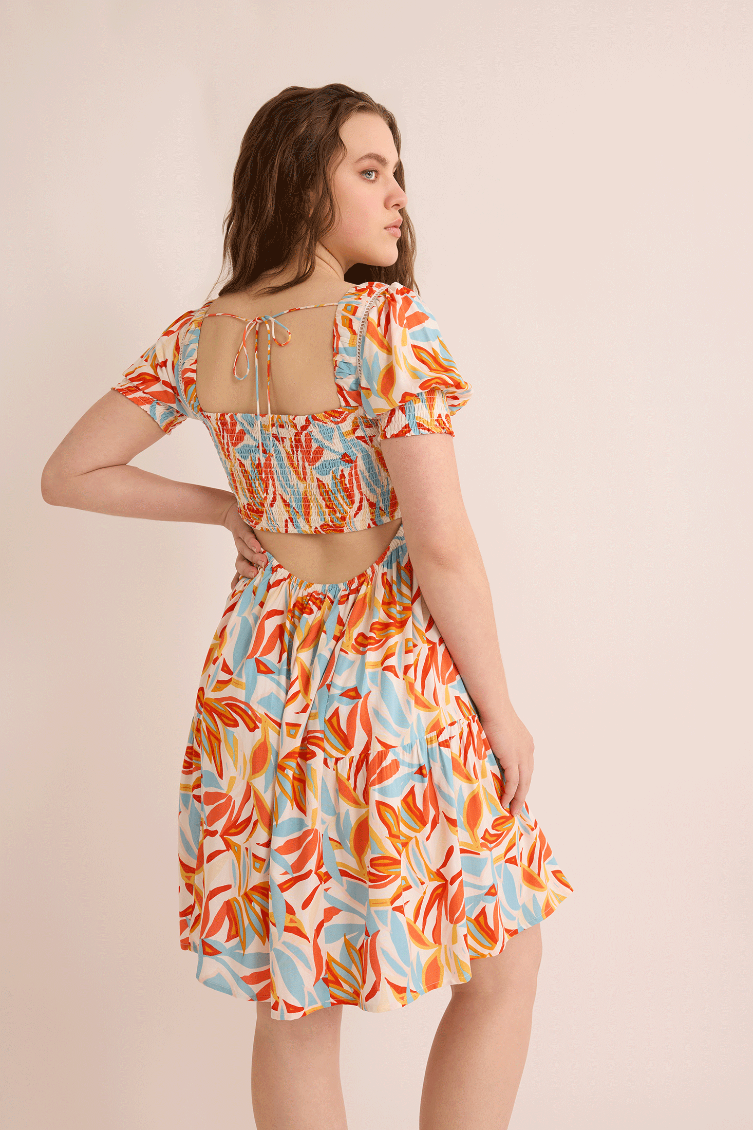 Addison Triple Print Dress