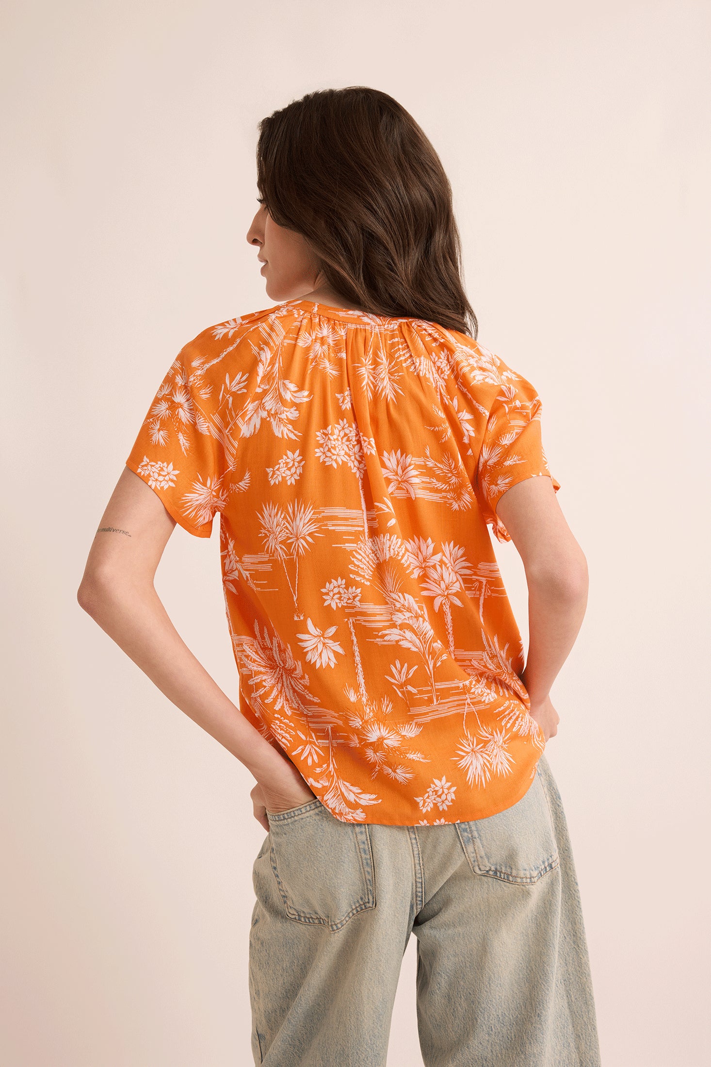 Rebecca's Repose Top In Orange