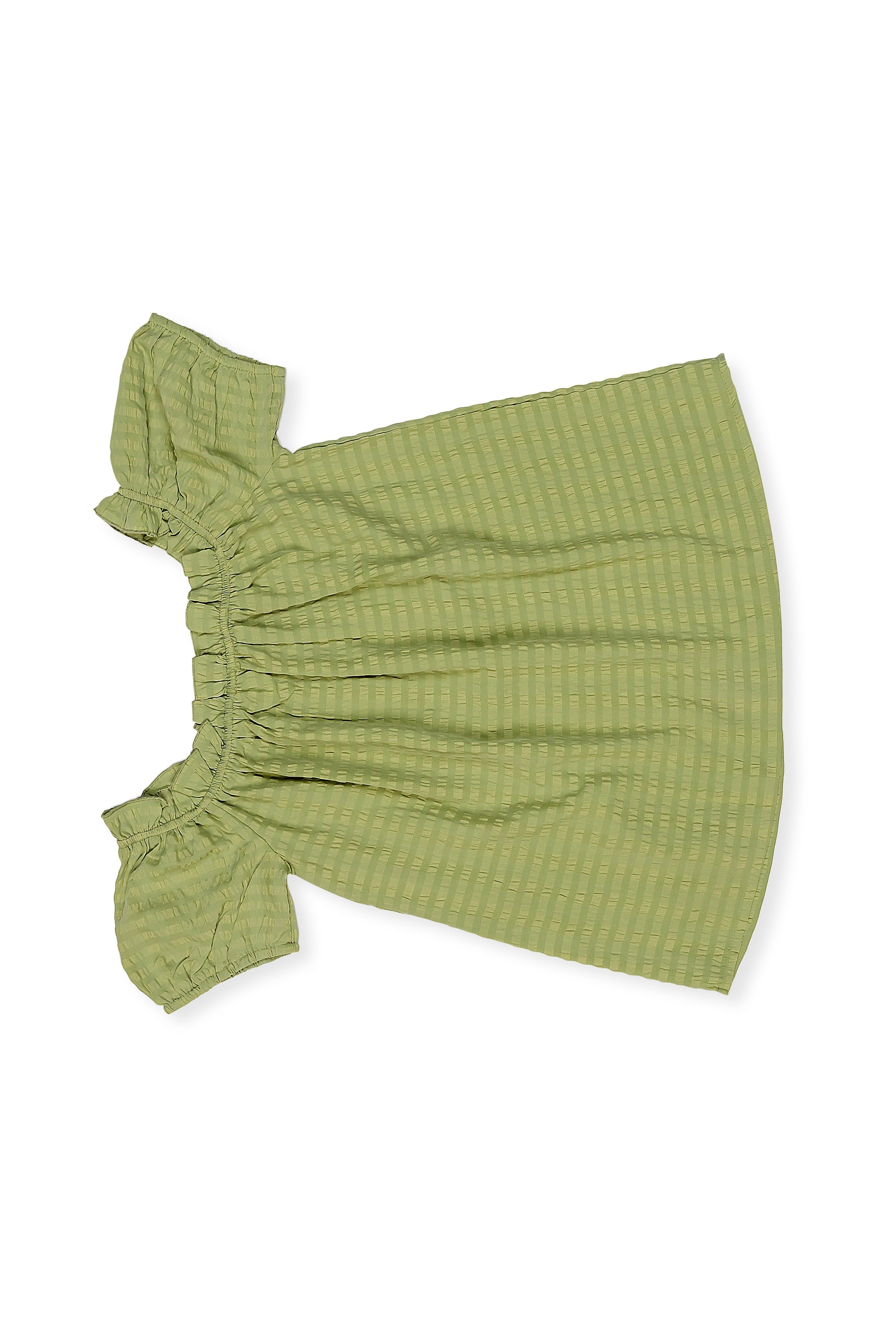 Catherine Drop Shoulder Top In Green