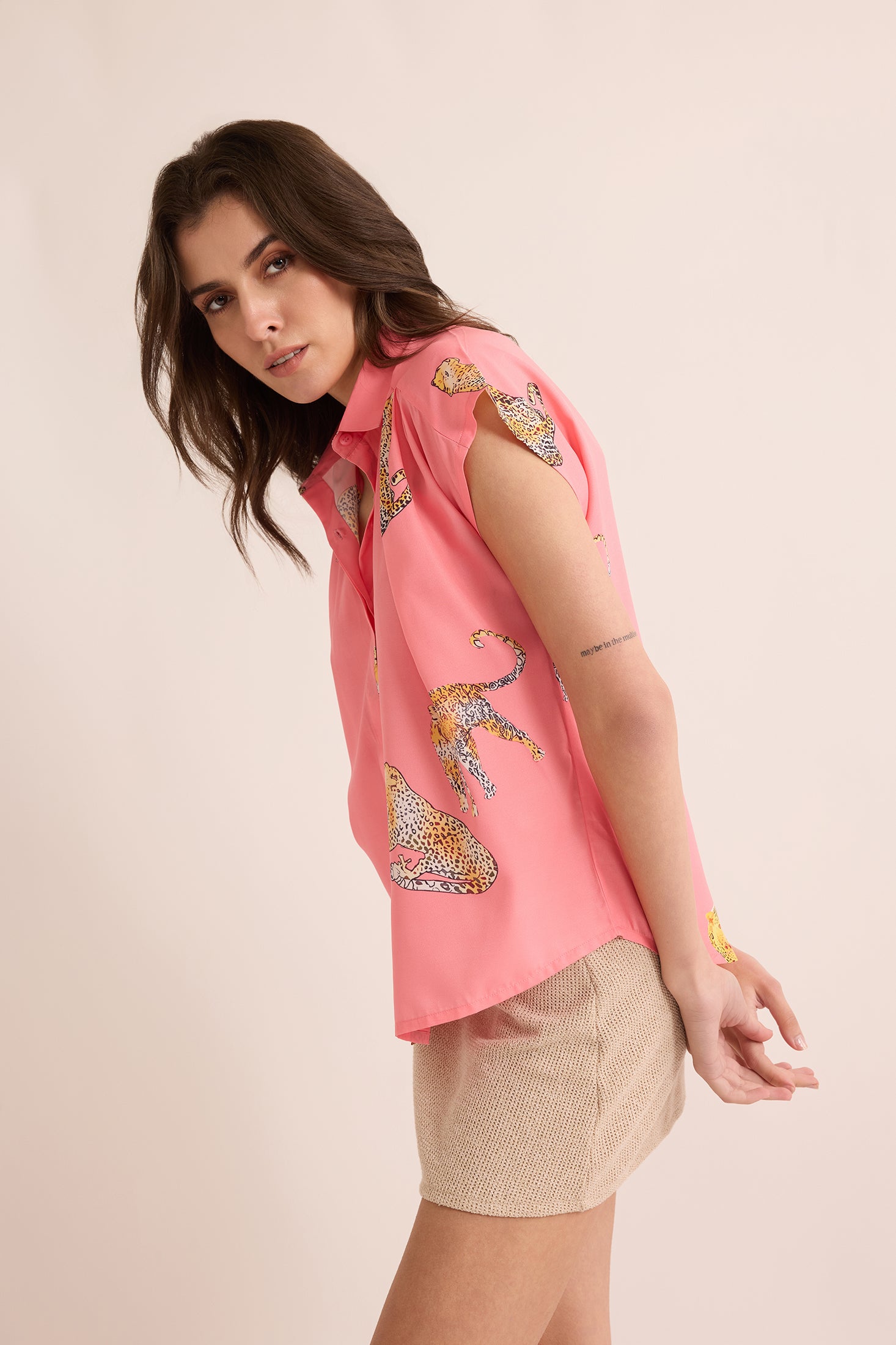 Howdy Daisy Shirt In Light Pink