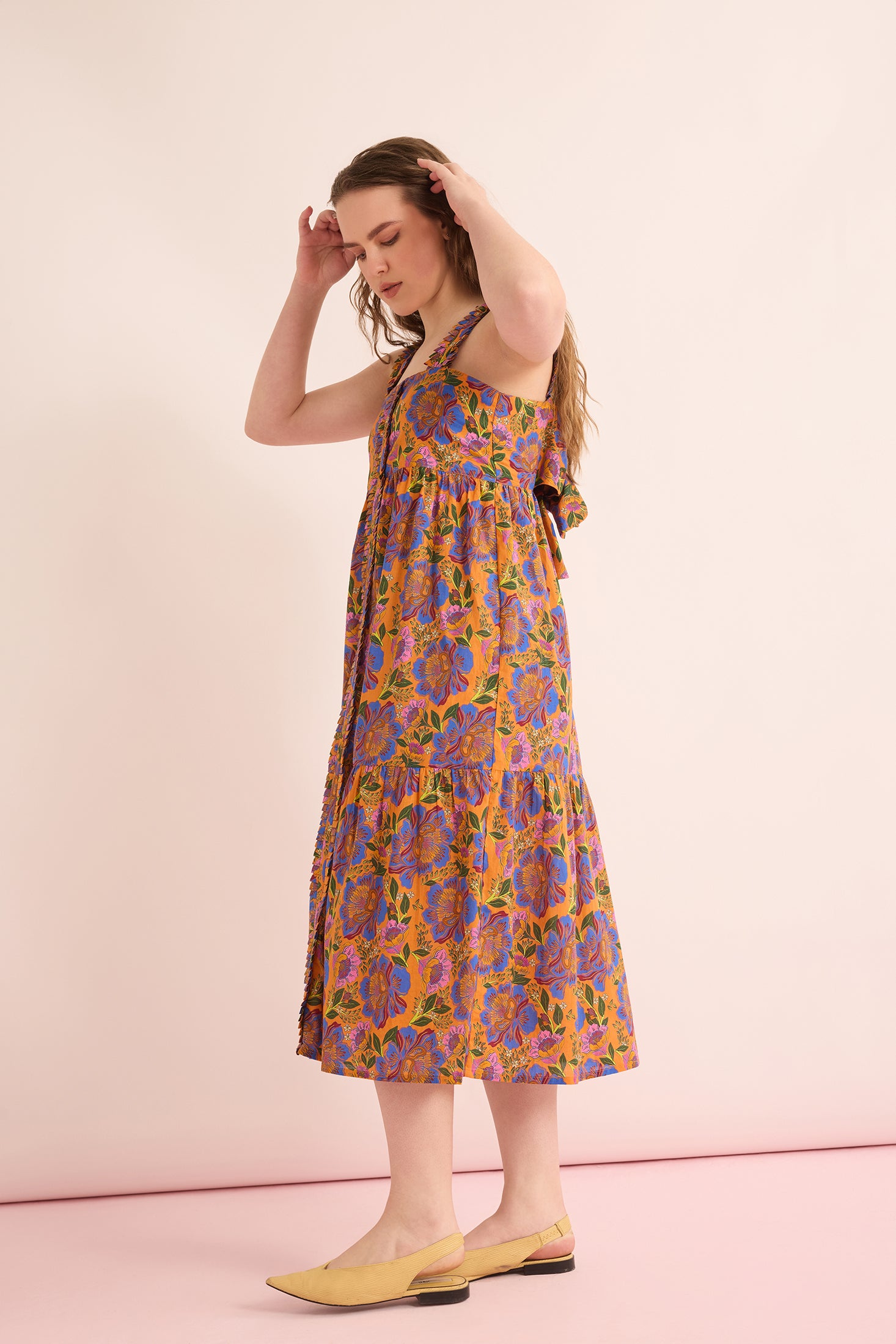 Bryony Splendor Dress In Multicolor