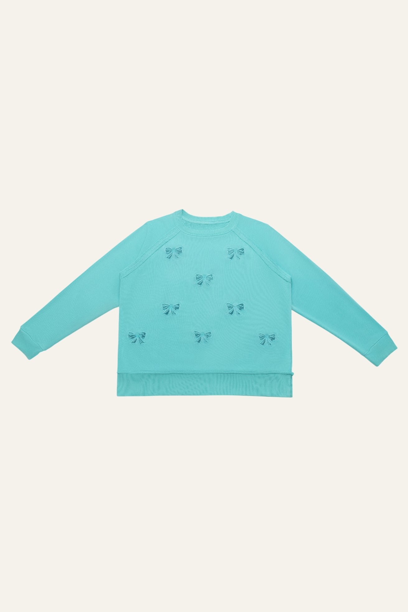 The Meadow Love Sweatshirt in Lake Green
