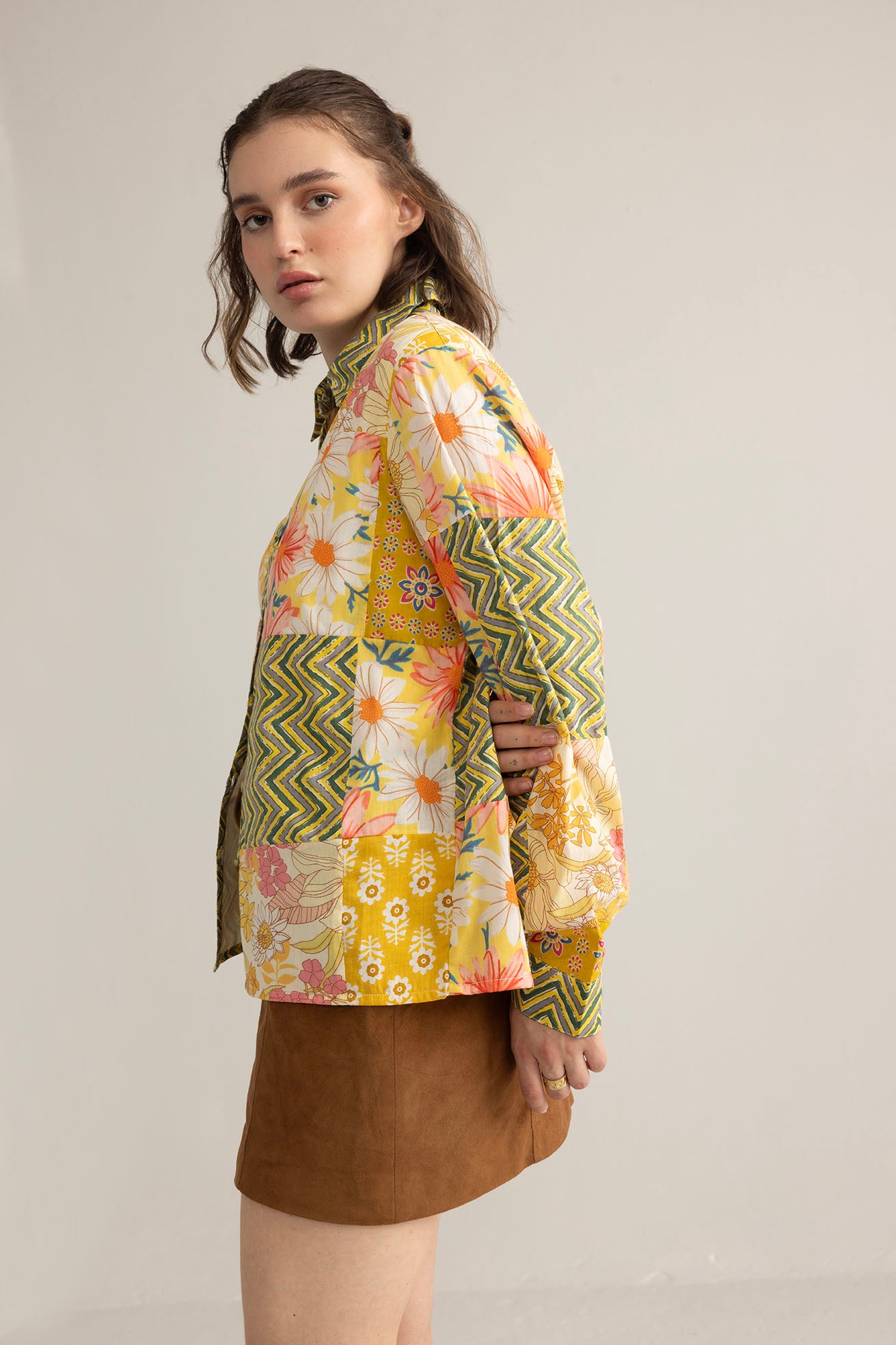 Zest & Bloom Shirt in Boho Blue