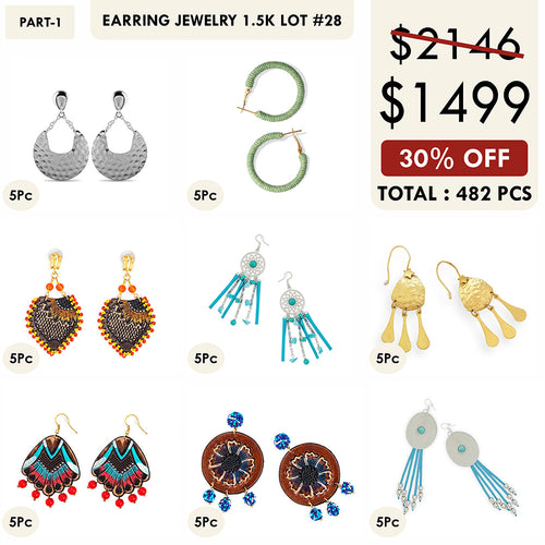EARRINGS 1.5K LOT-28