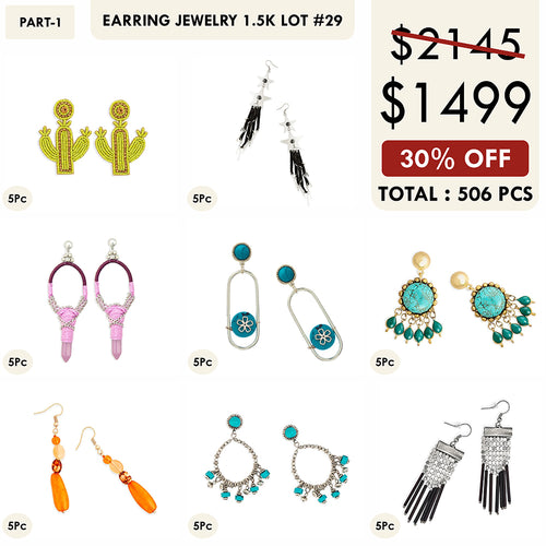EARRINGS 1.5K LOT-29