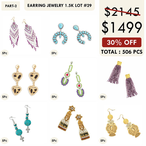 EARRINGS 1.5K LOT-29