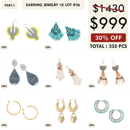 EARRINGS 1K LOT-26
