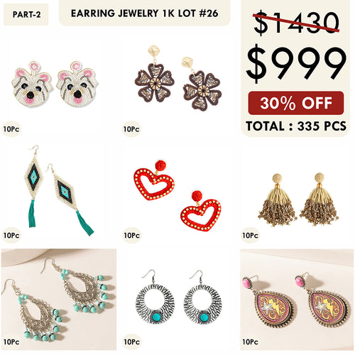 EARRINGS 1K LOT-26