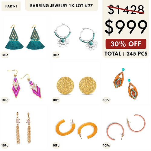 EARRINGS 1K LOT-27