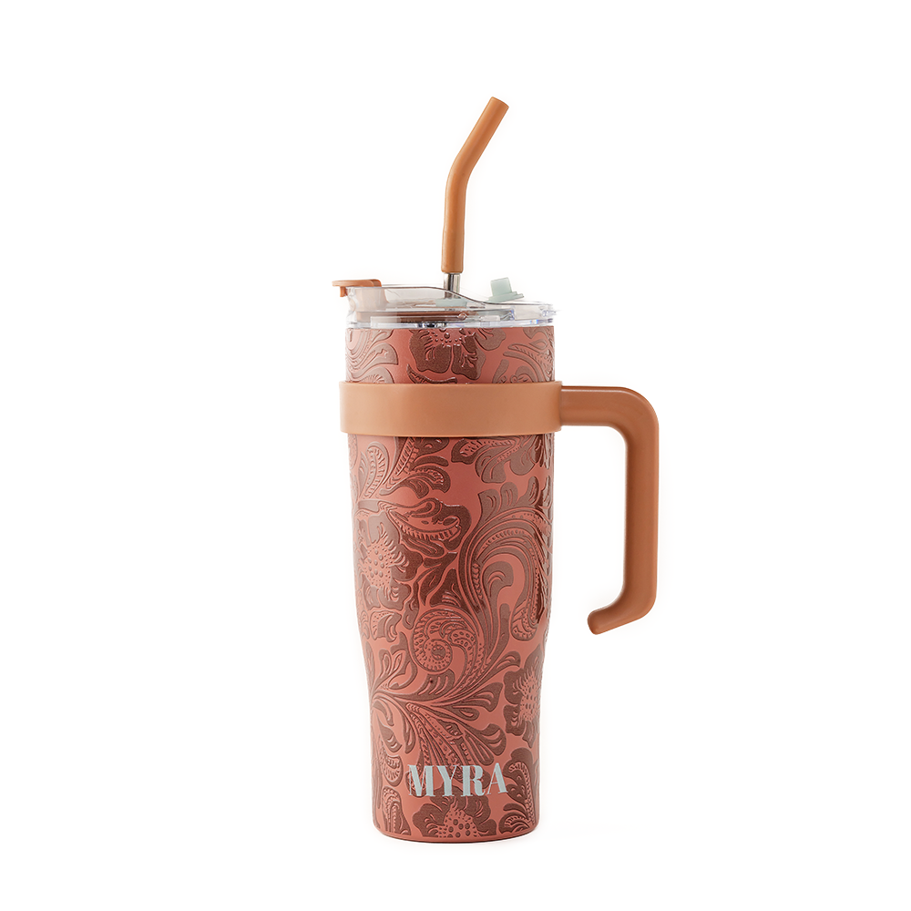 Wide Wyoming Tumbler In Brown