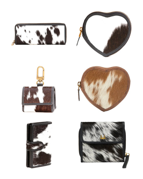 Longhorn Cowhide Accessories Collection of 6