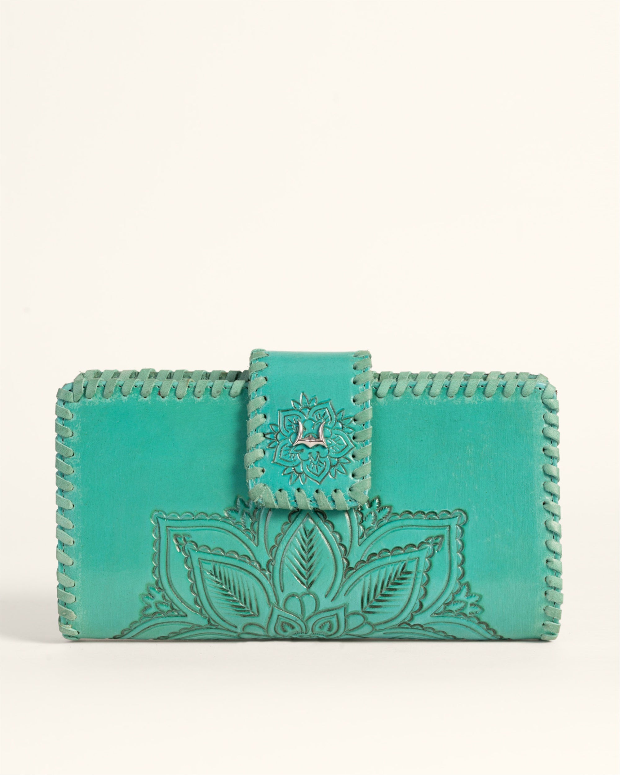 Loyal West Desert Lotus Wallet - Turquoise