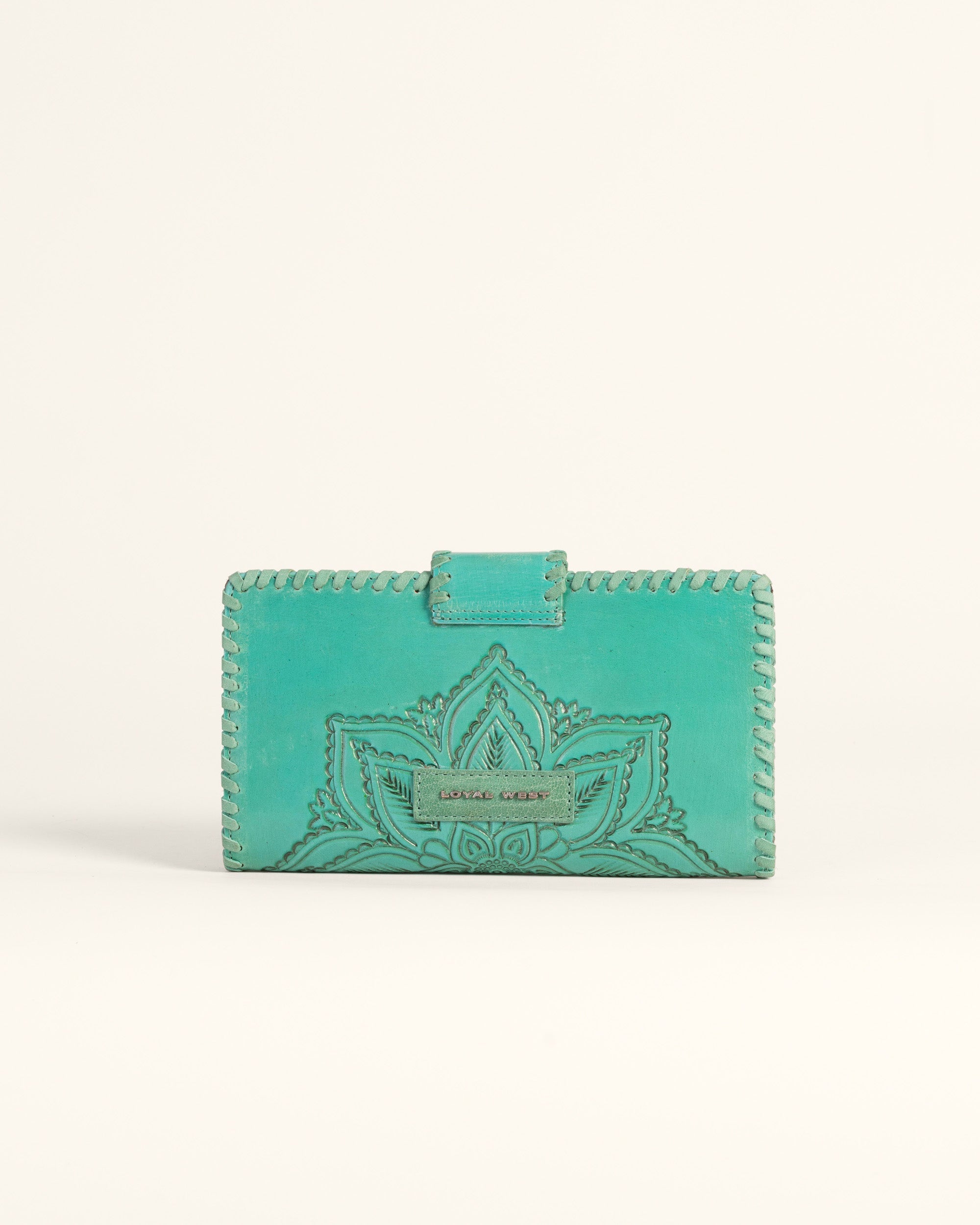 Loyal West Desert Lotus Wallet - Turquoise
