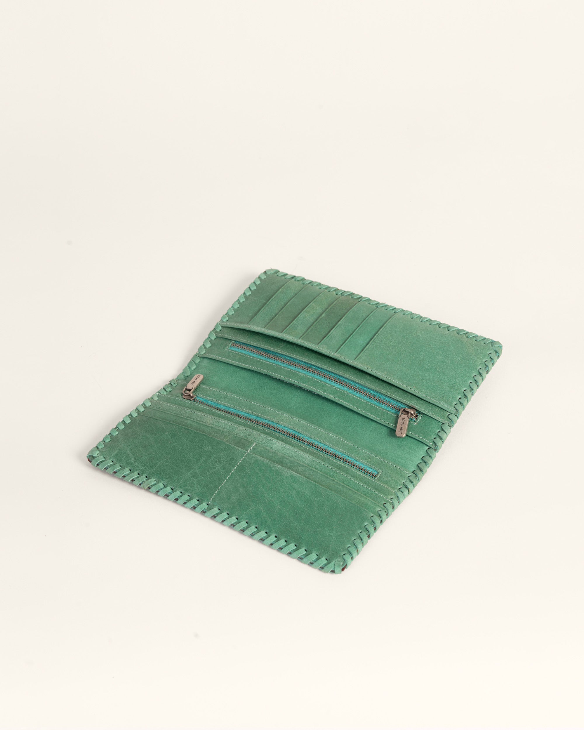 Loyal West Desert Lotus Wallet - Turquoise