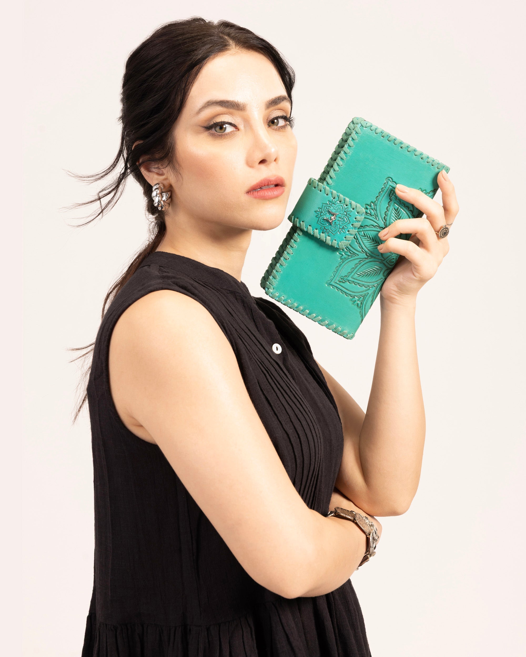 Loyal West Desert Lotus Wallet - Turquoise