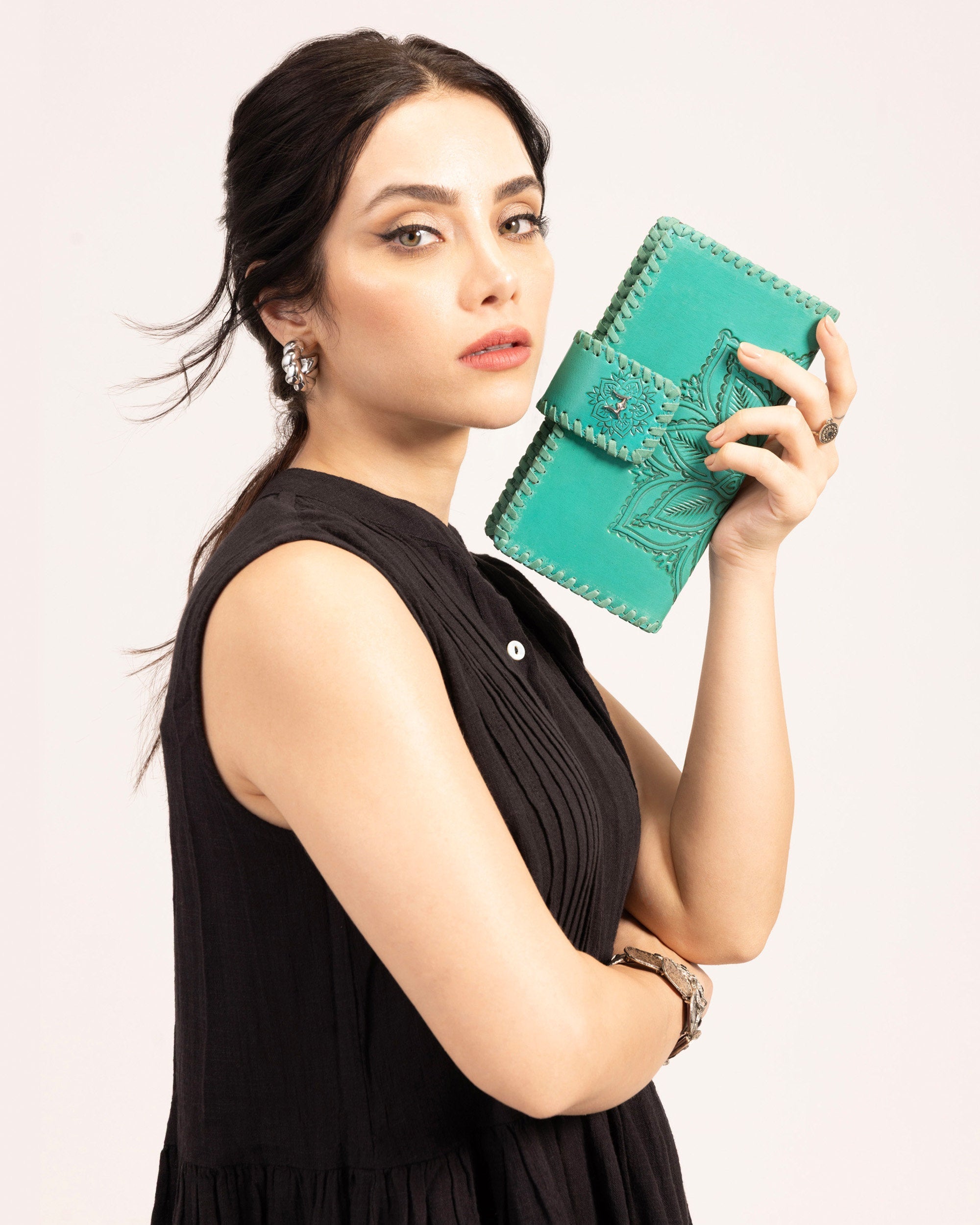 Loyal West Desert Lotus Wallet - Turquoise