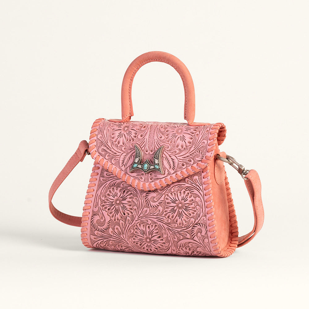 Loyal West Leon Mini Handle Purse - Pink