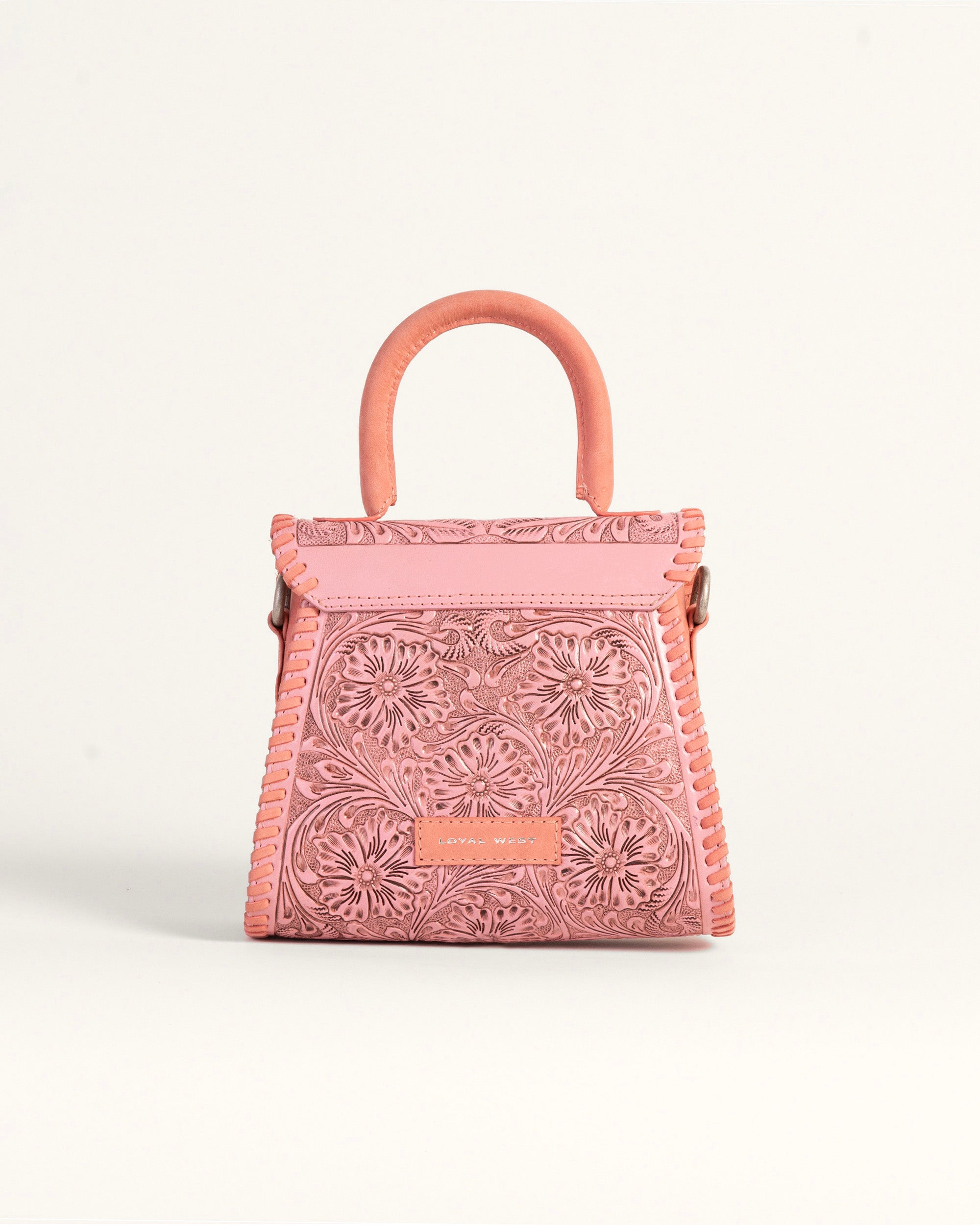 Loyal West Leon Mini Handle Purse - Pink