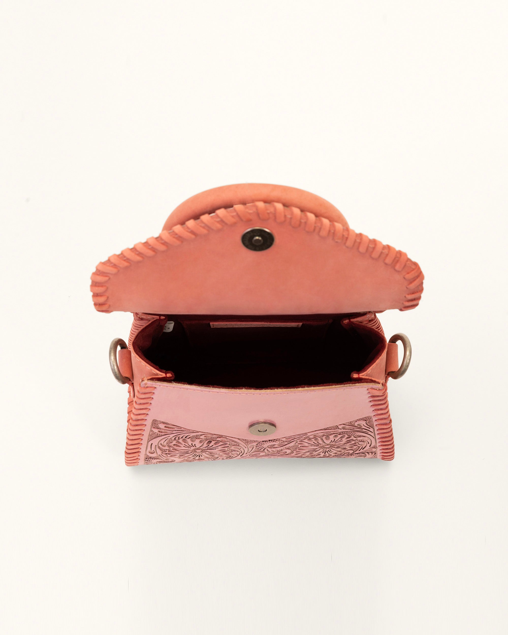 Loyal West Leon Mini Handle Purse - Pink