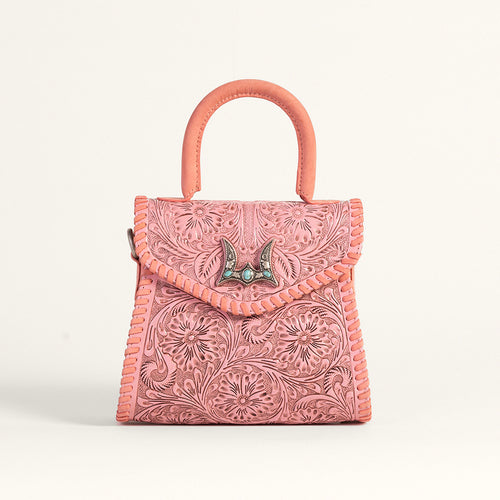 Loyal West Leon Mini Handle Purse - Pink