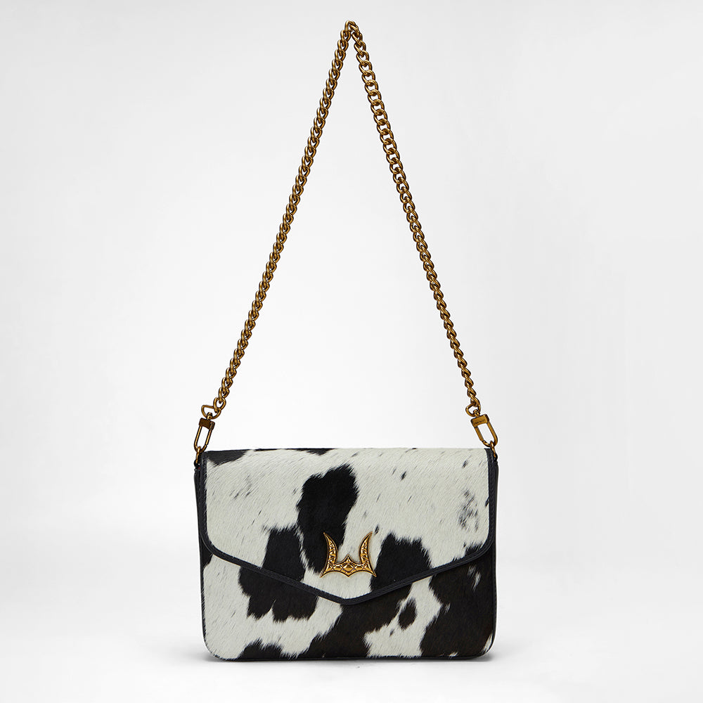 Loyal West On The Go Medium Chain Bag In Cowhide And  Calfskin