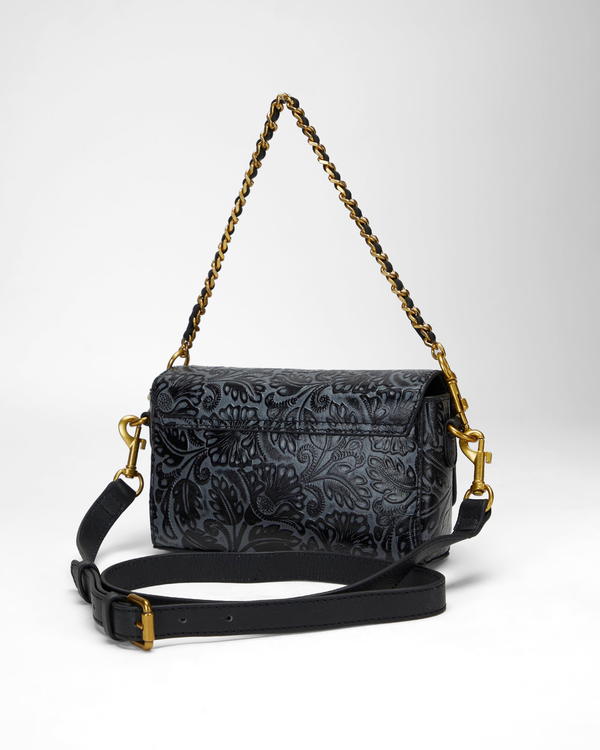 Loyal West Savi Mini Bag In  Calf Leather - Black