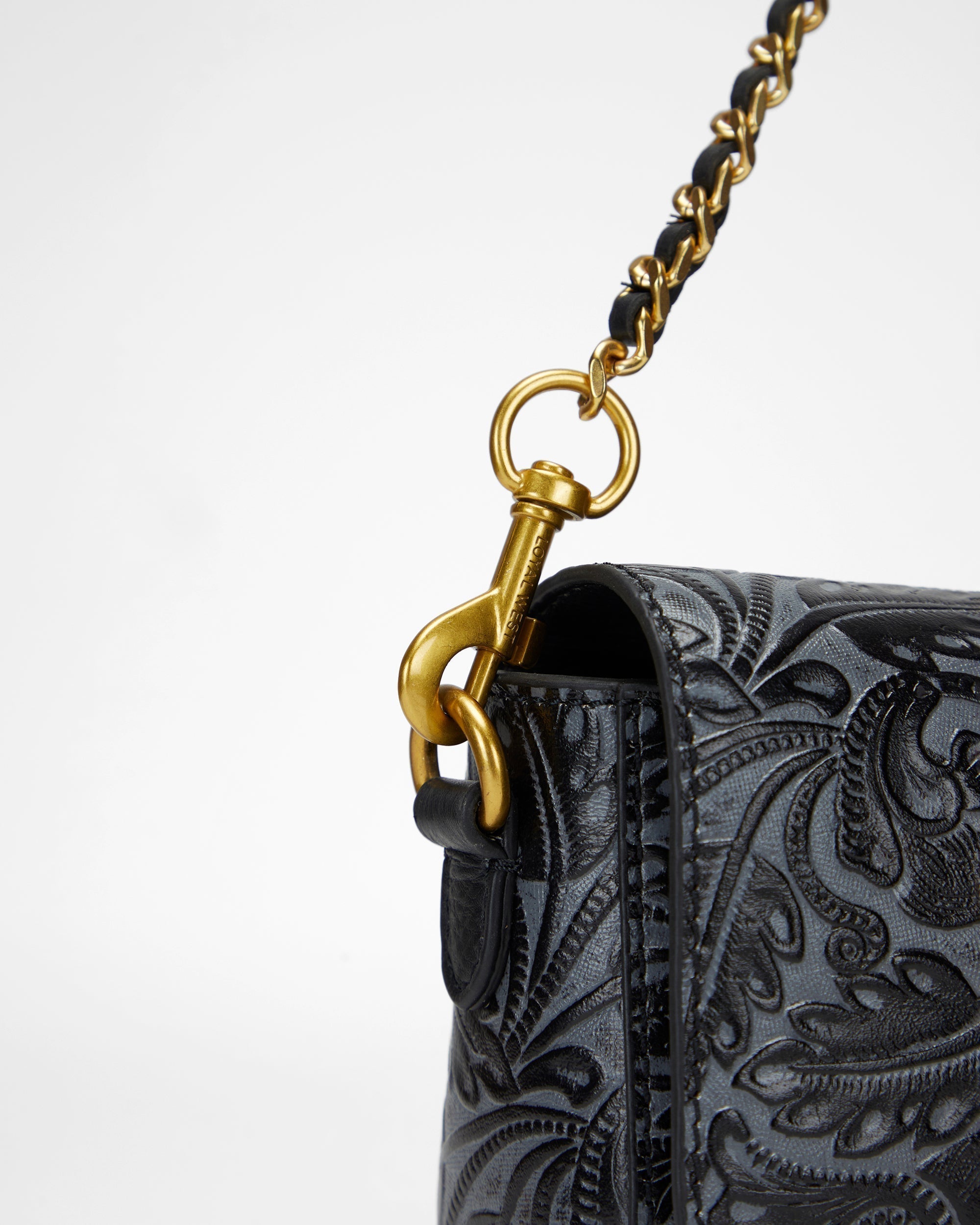 Loyal West Savi Mini Bag In  Calf Leather - Black