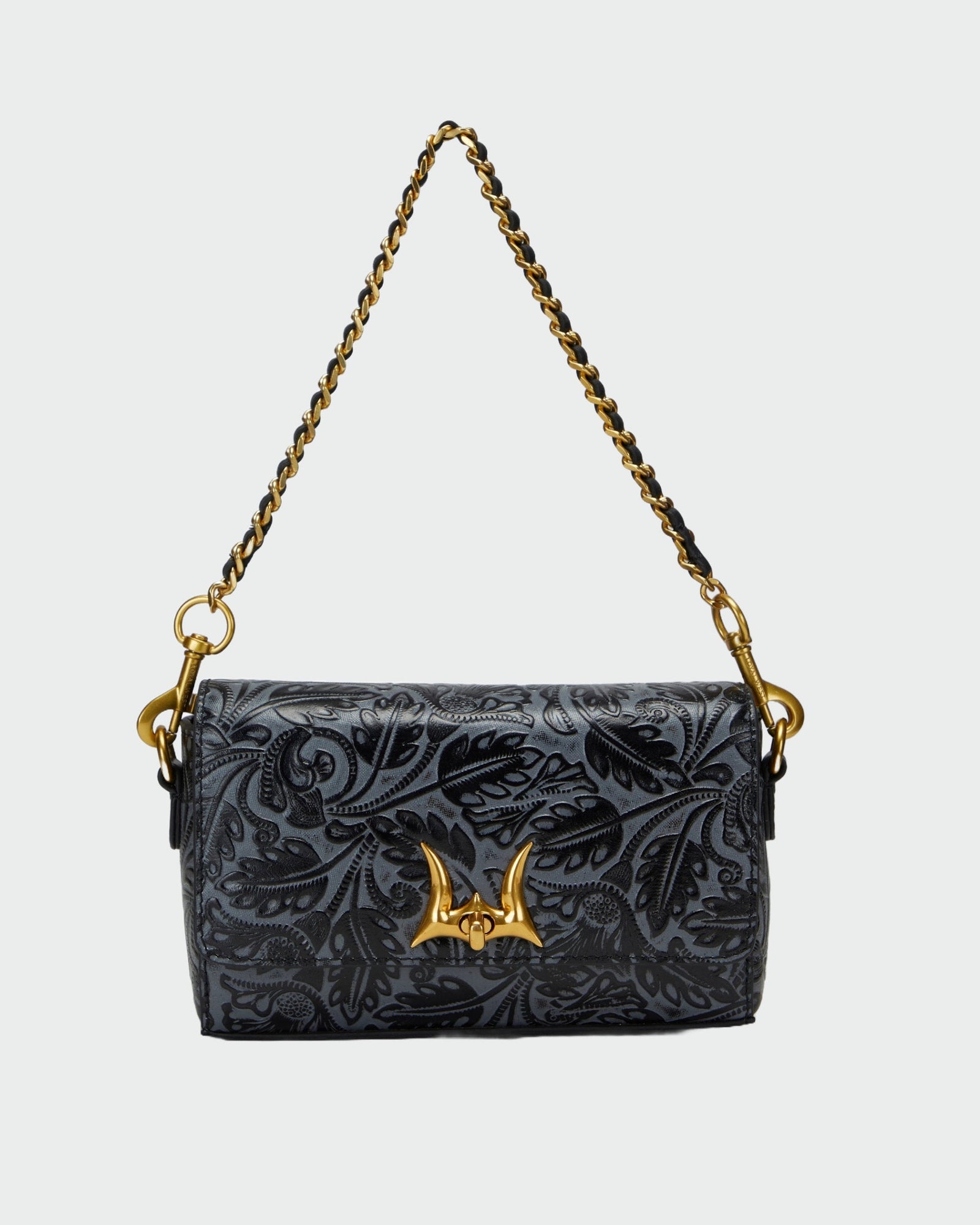 Loyal West Savi Mini Bag In  Handtooled Leather