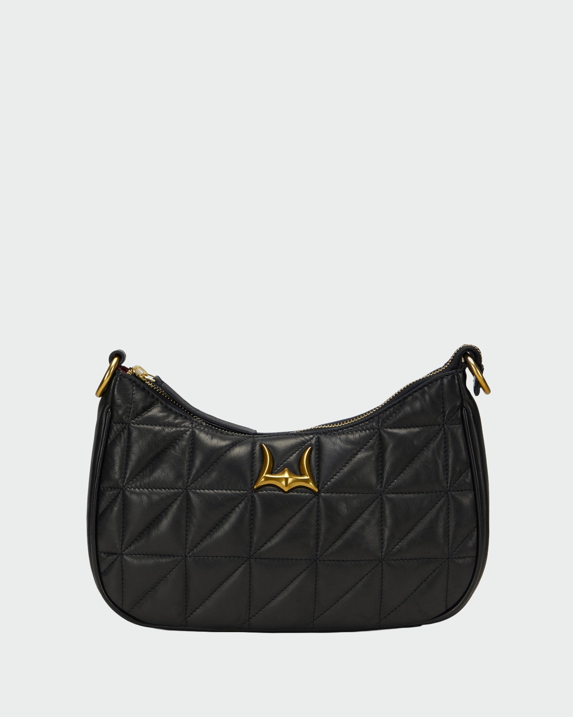 Loyal West Joe Quilted Nappa Leather Bag-Black