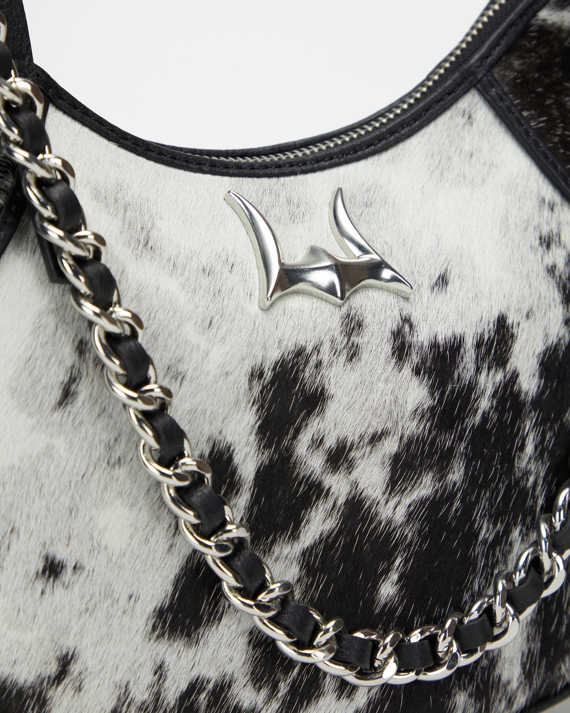 Loyal West Lueve Hairon Leather Bag