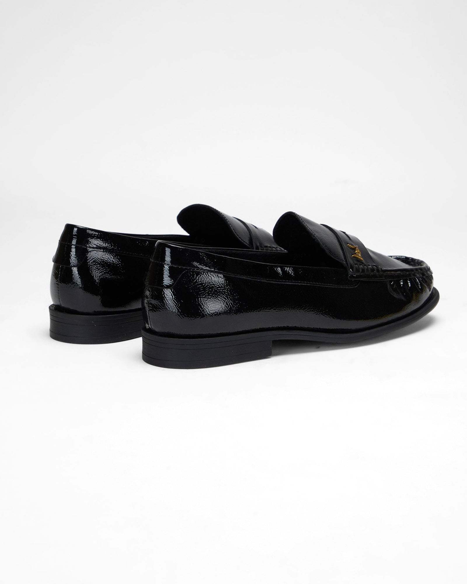 Loyal West Leather Loafers - Black