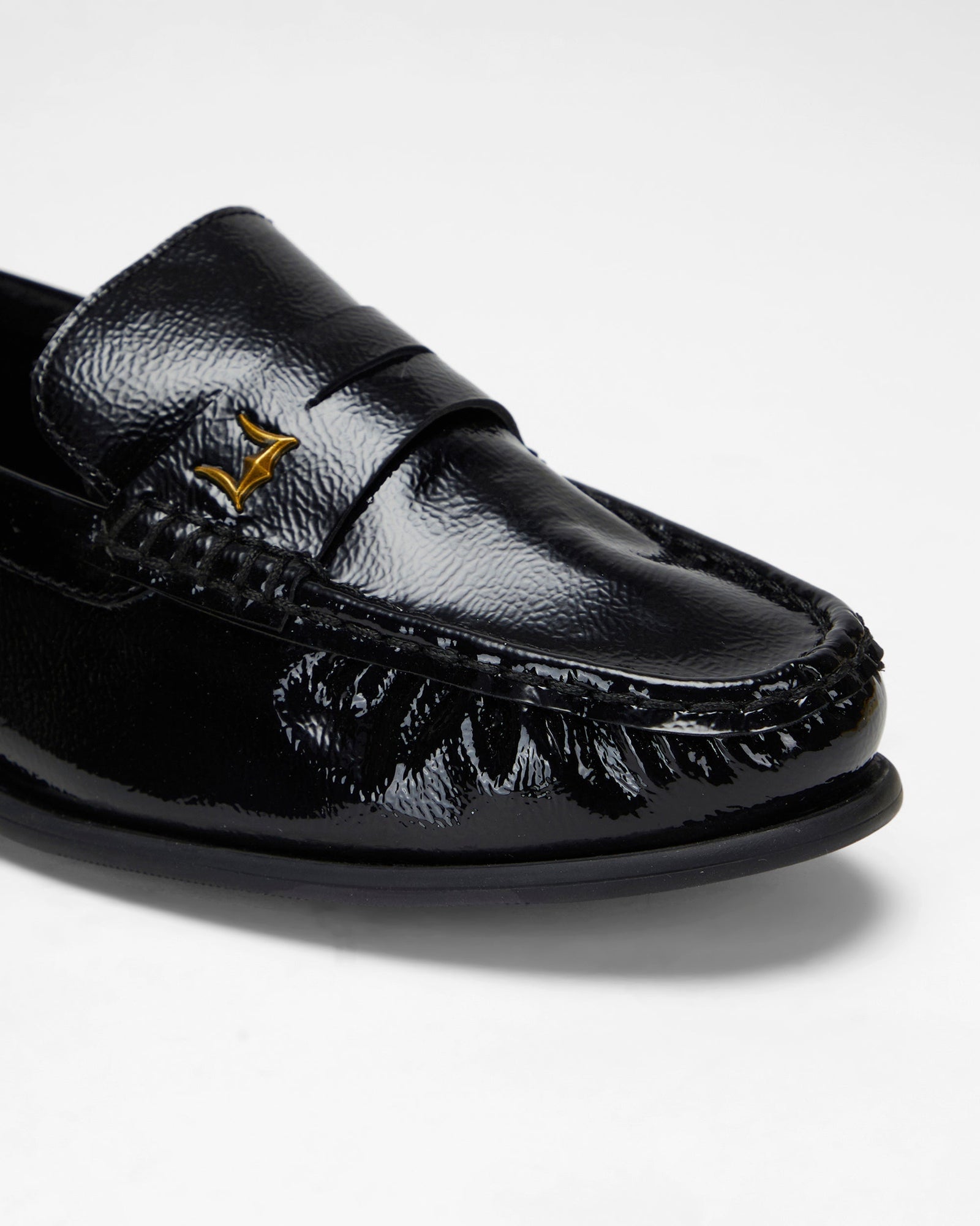 Loyal West Leather Loafers - Black