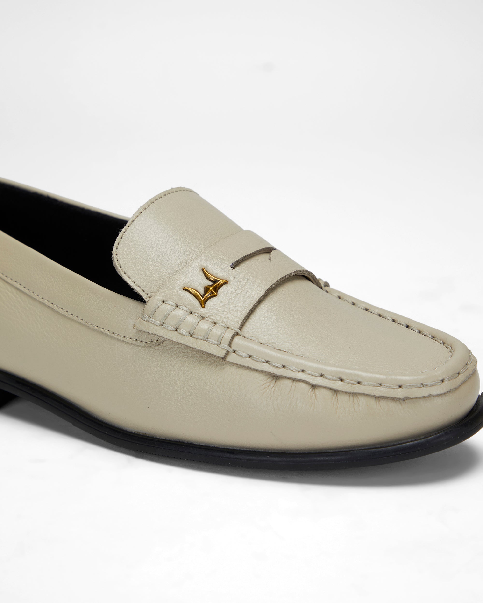 Loyal West Leather Loafers - White