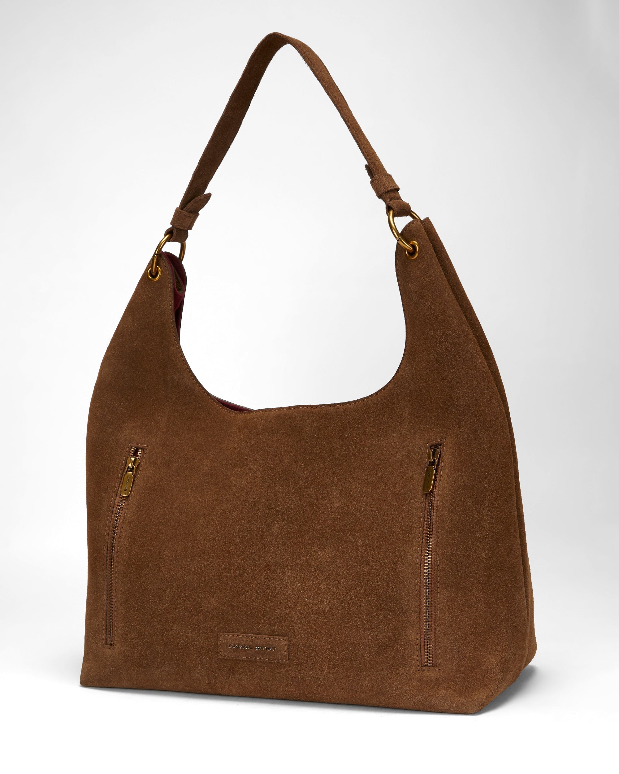 Loyal West Large Purse - In Suede Leather